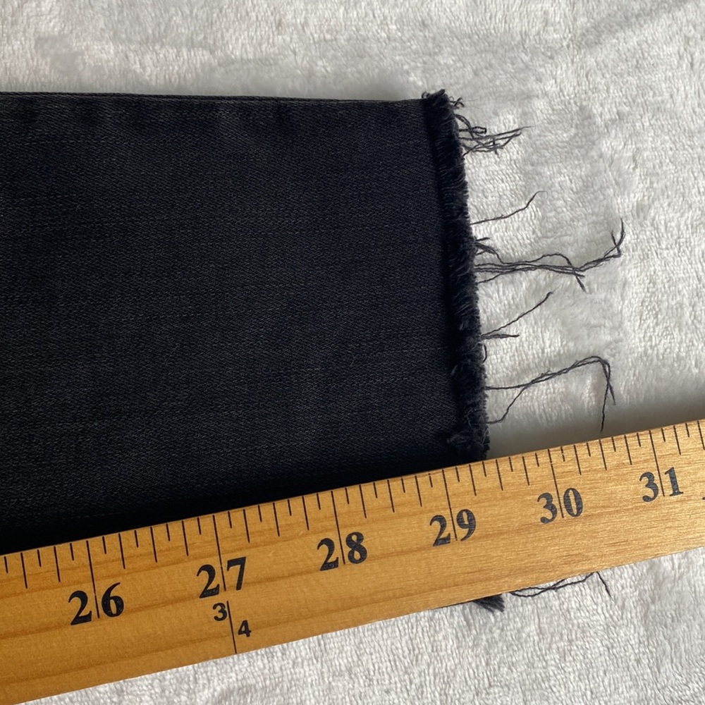 NWOT Madewell 9” High Rise Skinny Wash Black Jeans Size 24 - Picture 10 of 13